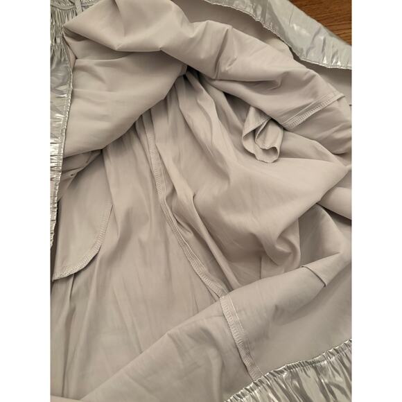 Ciao Lucia Metallic Georgina Foiled Satin Midi Dress Size medium - Picture 5 of 6